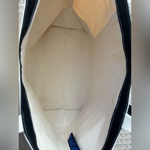 Baggu Medium Black Boat Tote - Picture 3 of 5